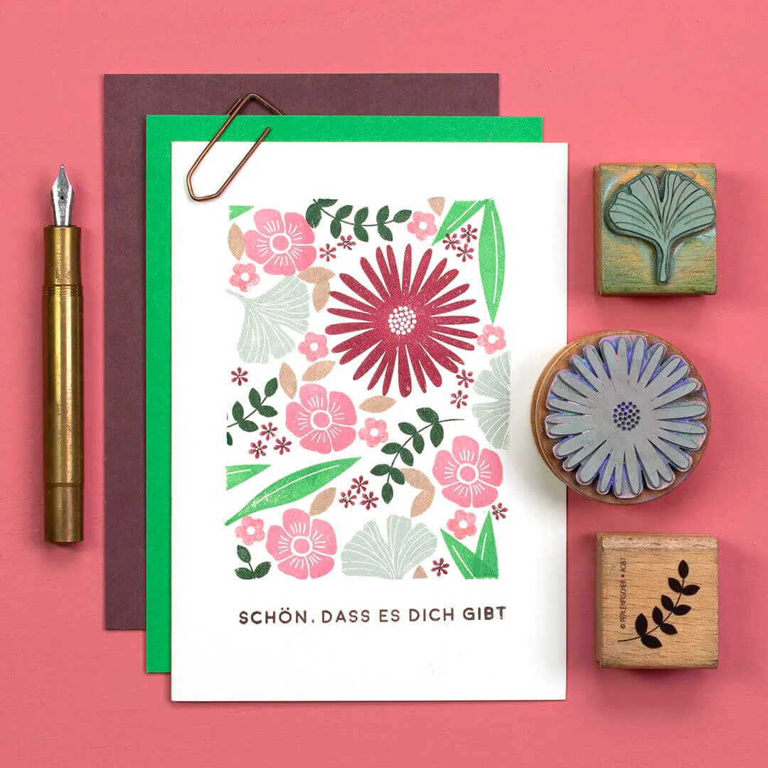 Perlenfischer Anemone Stempel 19x18 mm Blume