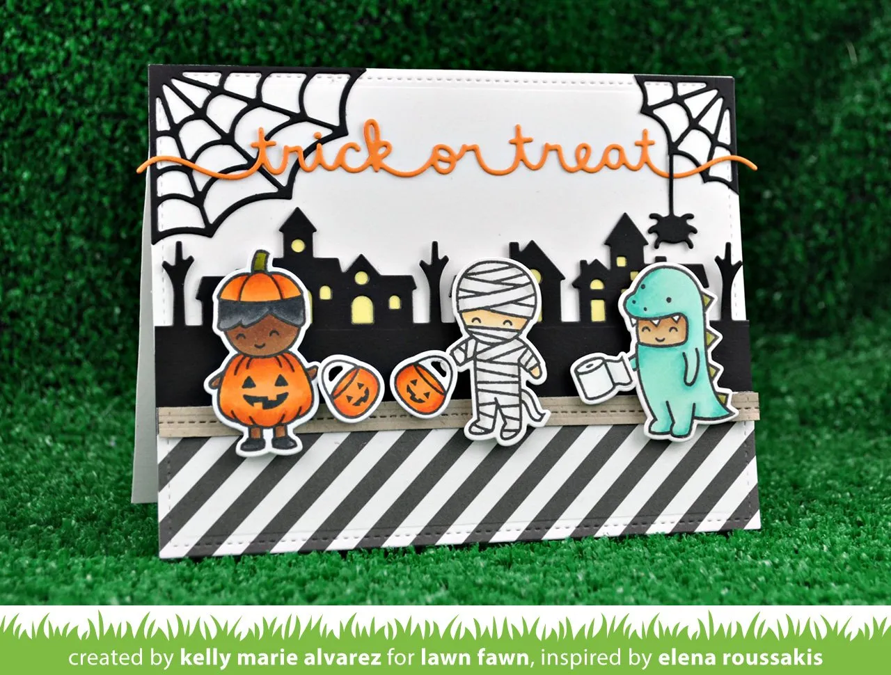 Lawn Fawn LF1489 Stanzschablone Village Border 3-teilig
