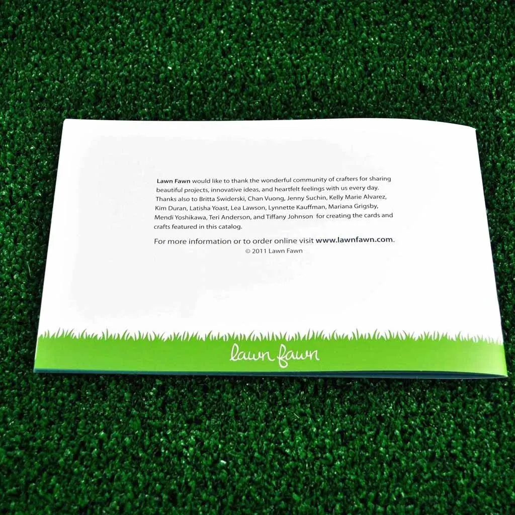 Lawn Fawn Year One Katalog Stempel-Ideenbuch 24 Seiten