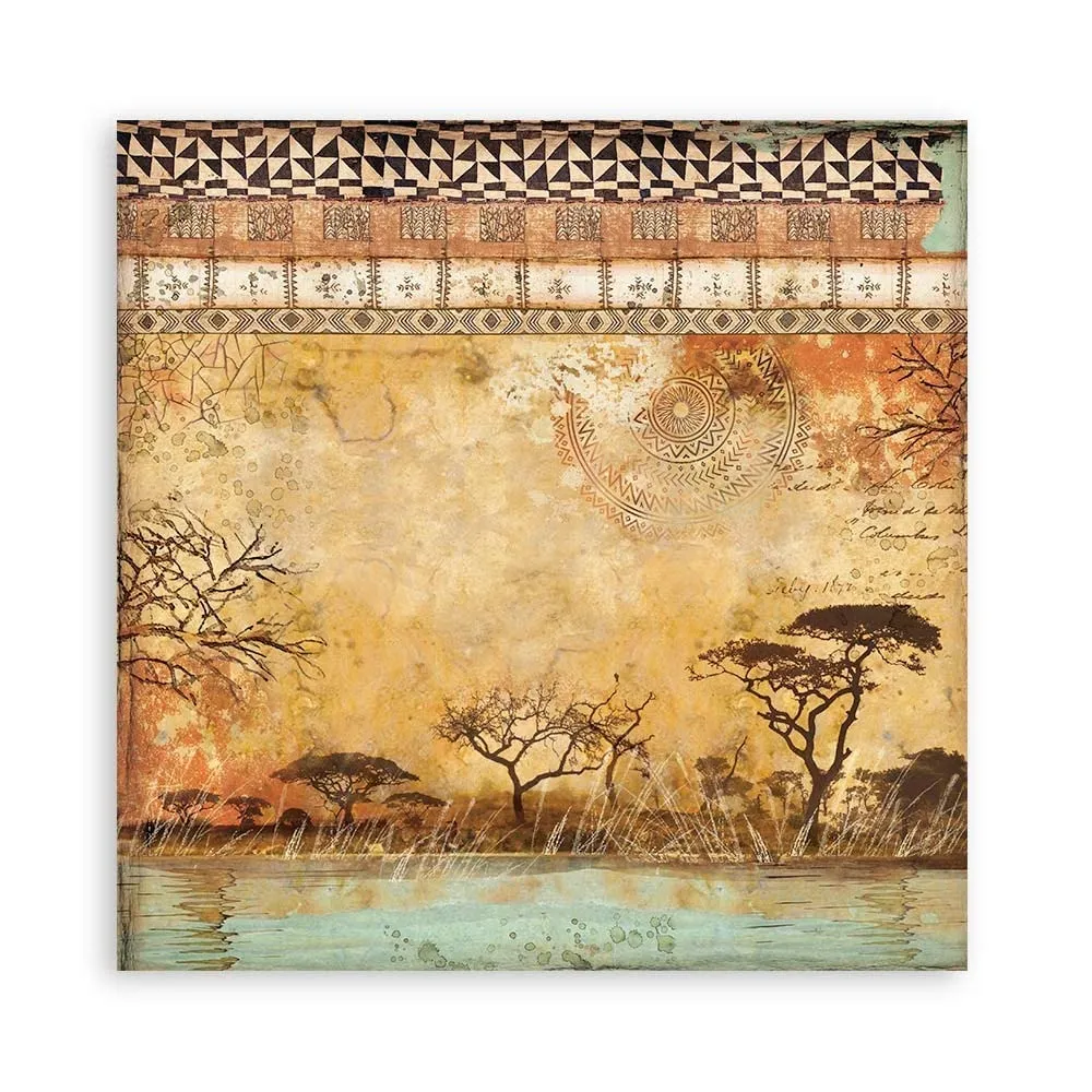 Stamperia Savana Scrapbooking Pad 6x6 10 Blatt