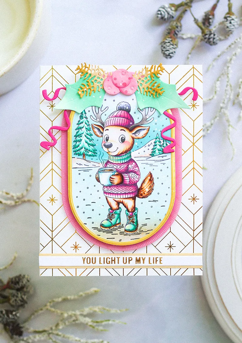 StudioLight Essentials Cozy Deer Clear Stamp