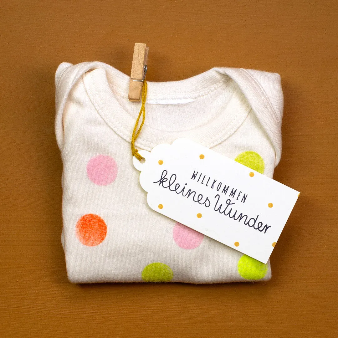 Perlenfischer Willkommen kleines Wunder Stempel Baby