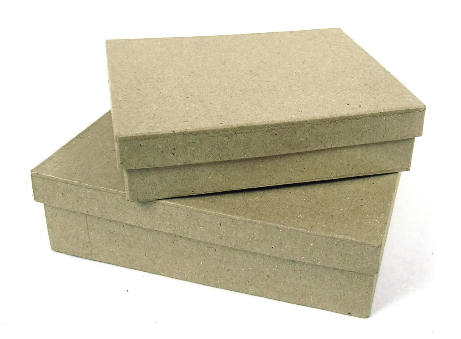 Décopatch Box Rechteckig Flach XS Pappmaché 12x9 cm
