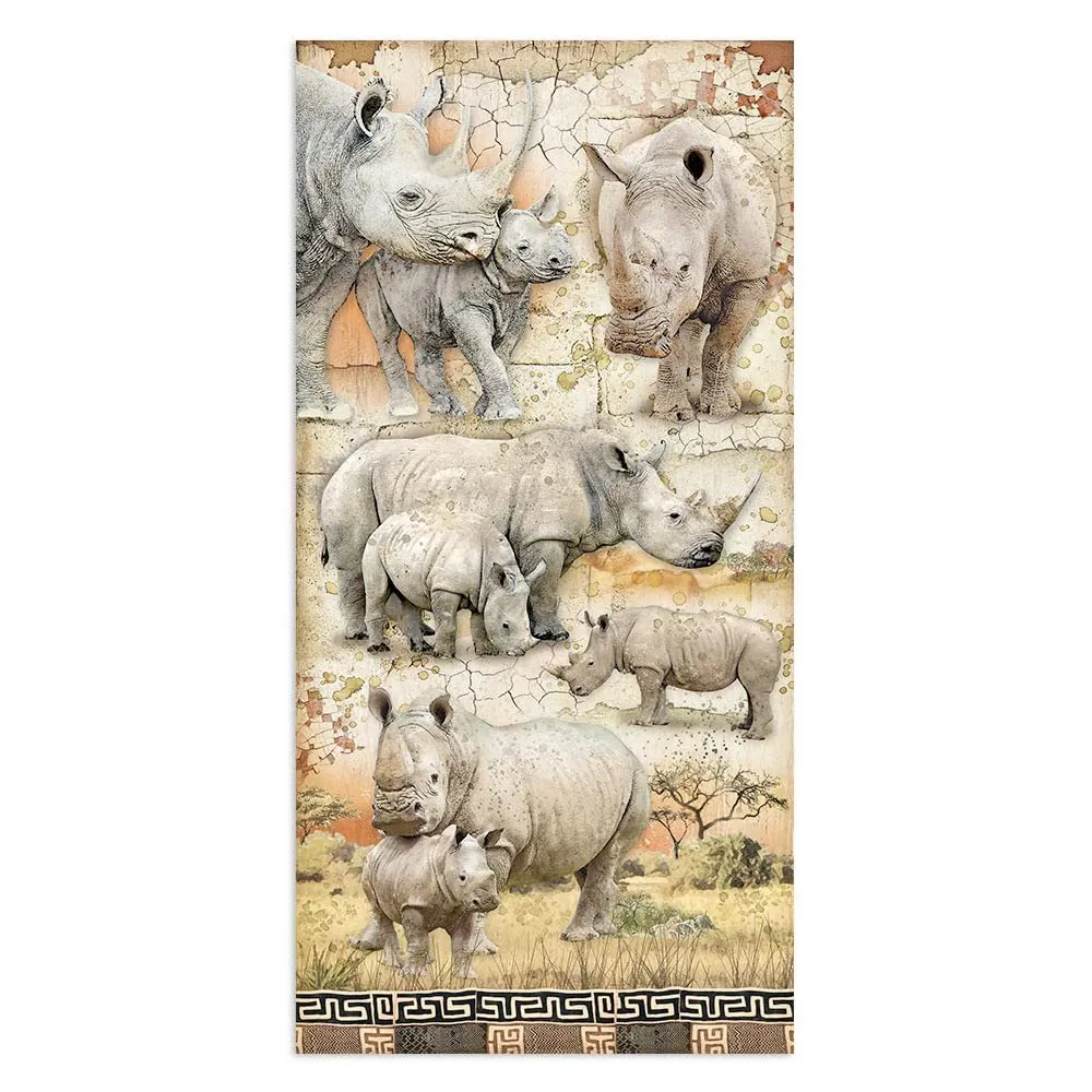 Stamperia Collectables Savana Papier 10 Bogen 15x30,5 cm