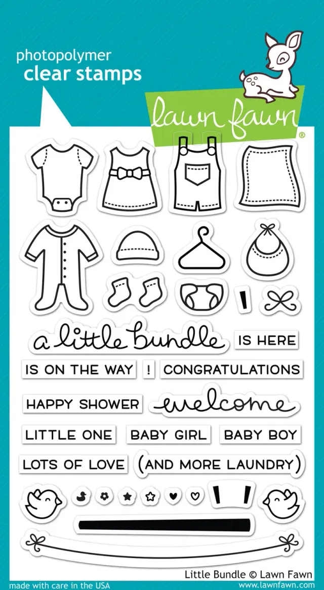 Lawn Fawn Little Bundle LF1127 Stempelset Baby
