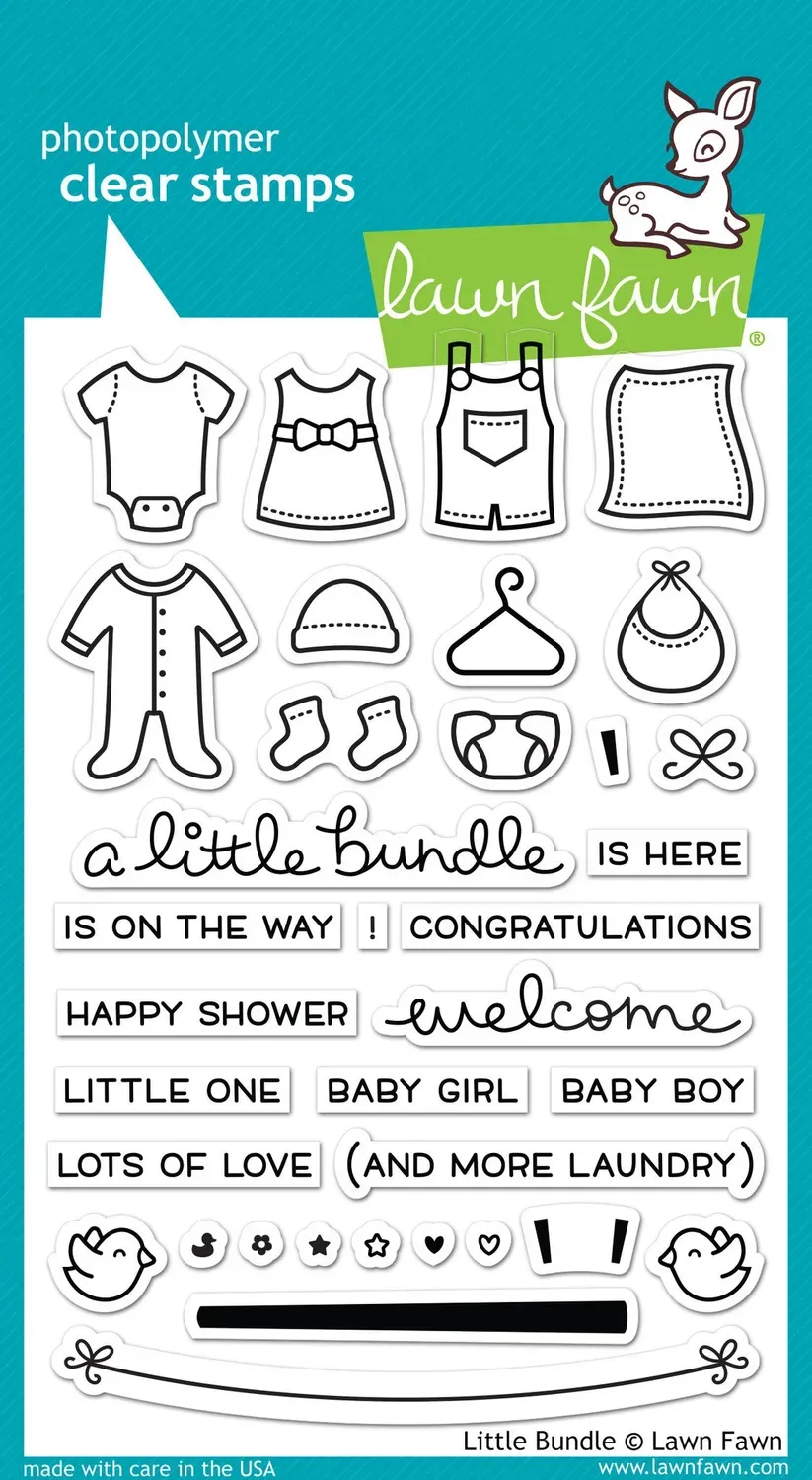 Lawn Fawn Little Bundle LF1127 Stempelset Baby