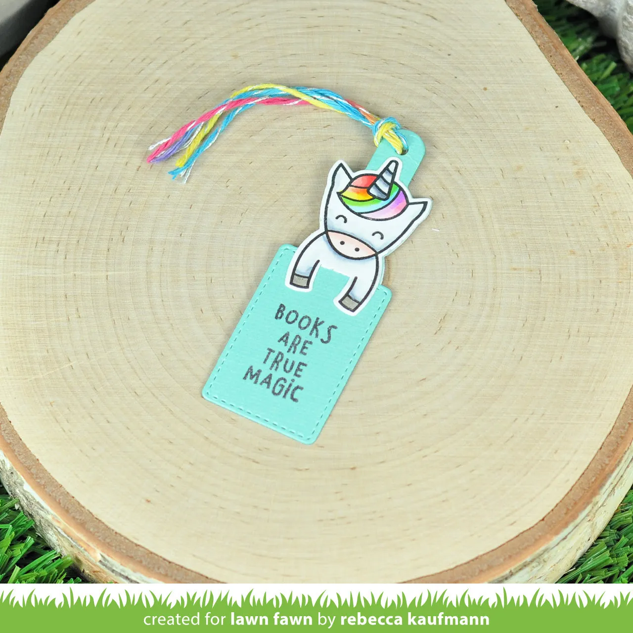 Lawn Fawn Dream Big Clear Stamps Stempelset Einhorn