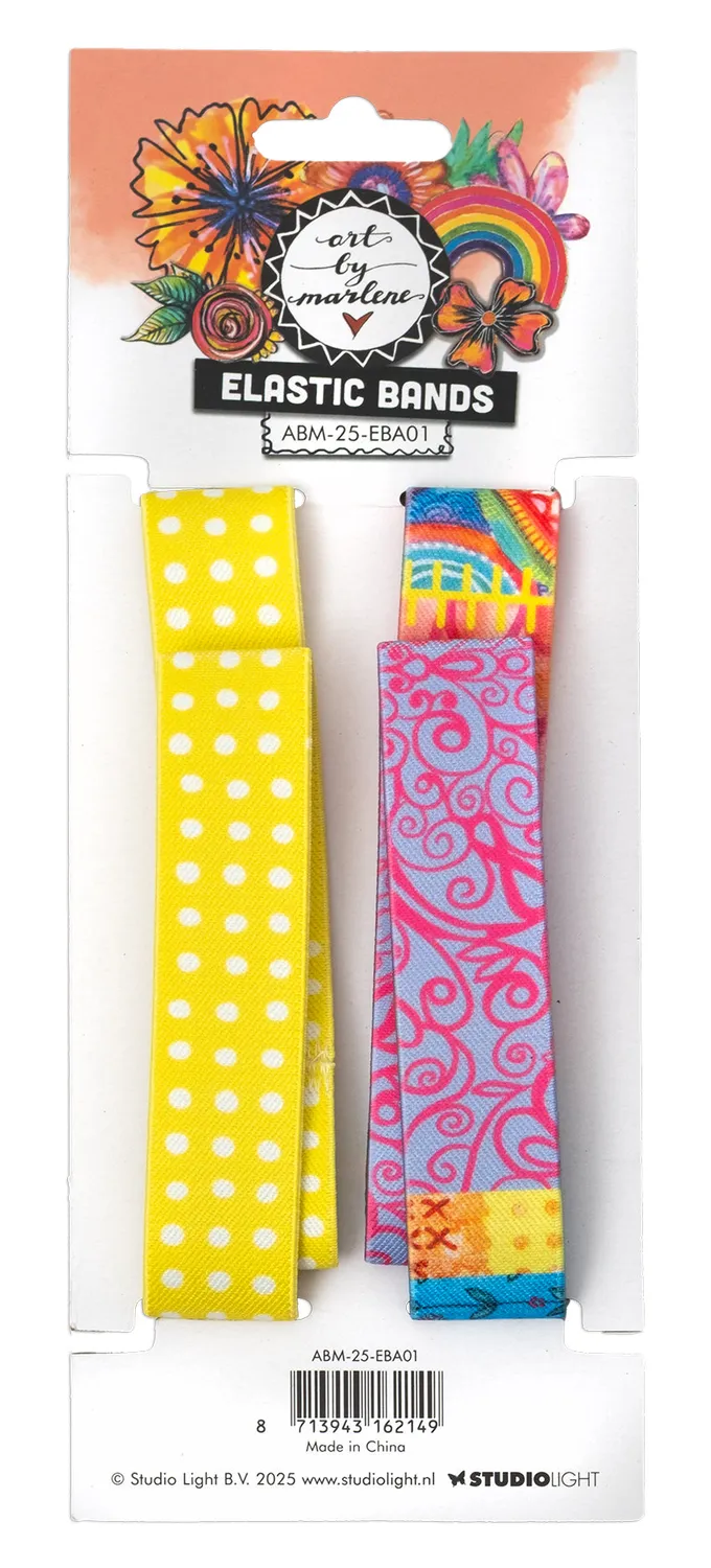 StudioLight Art by Marlene Elastic Journal Bands 2 Stück bunt