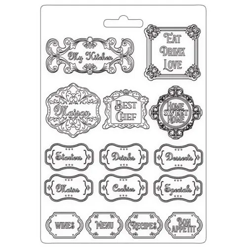 Stamperia Mould Casa Granada Labels A4