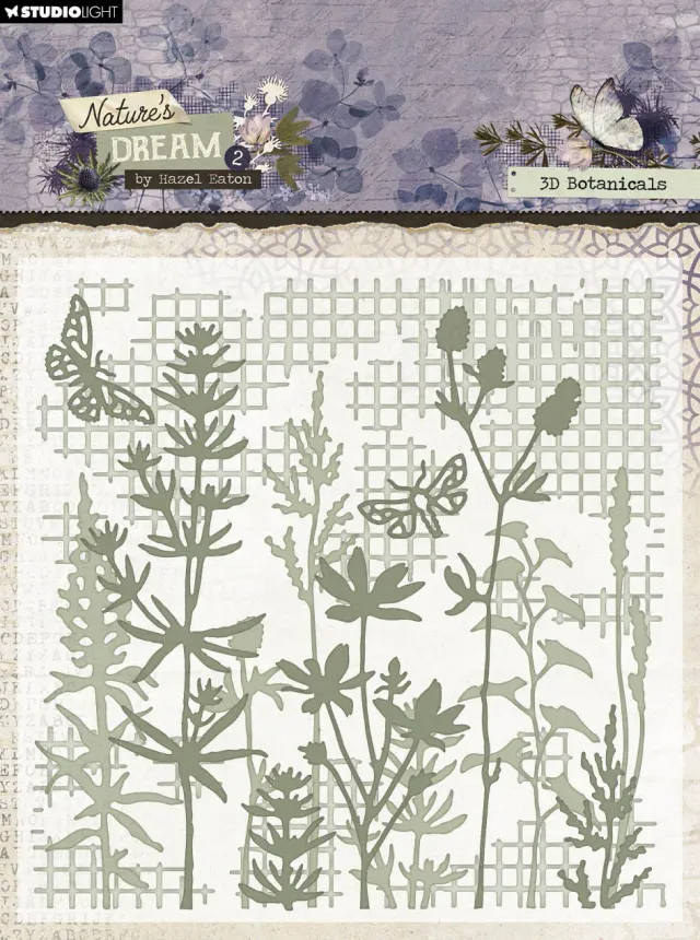 Studio Light Nature's Dream 2 3D Botanicals Prägefolder 3D floral