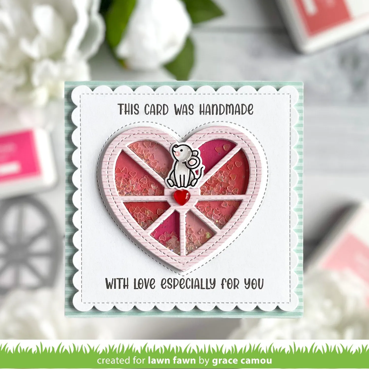 Lawn Fawn Henry's Build-a-Sentiment Made for You Stempel