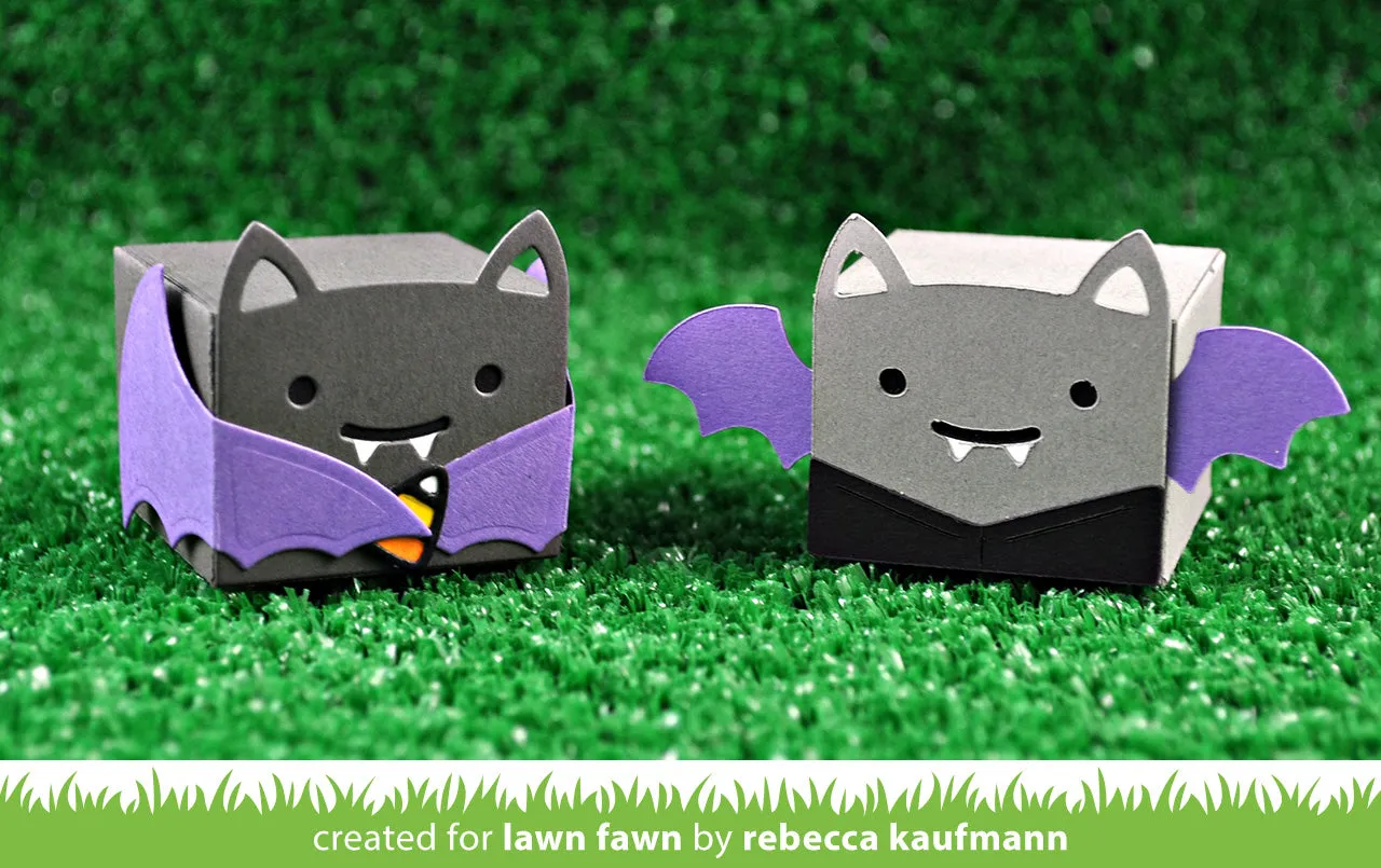 Lawn Fawn Tiny Gift Box Bat Add-On Stanzen