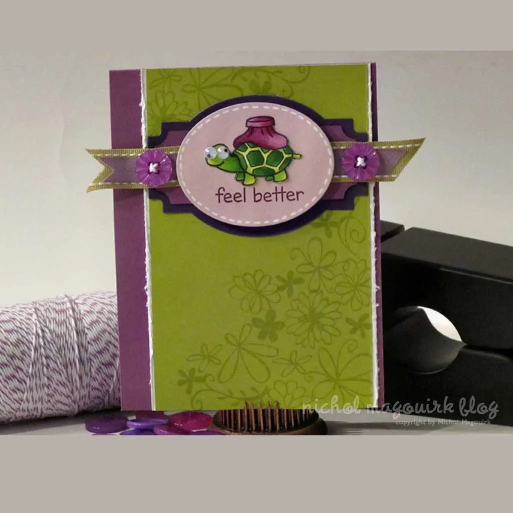 Lawn Fawn On the Mend LF351 Klartextstempel Gute Besserung
