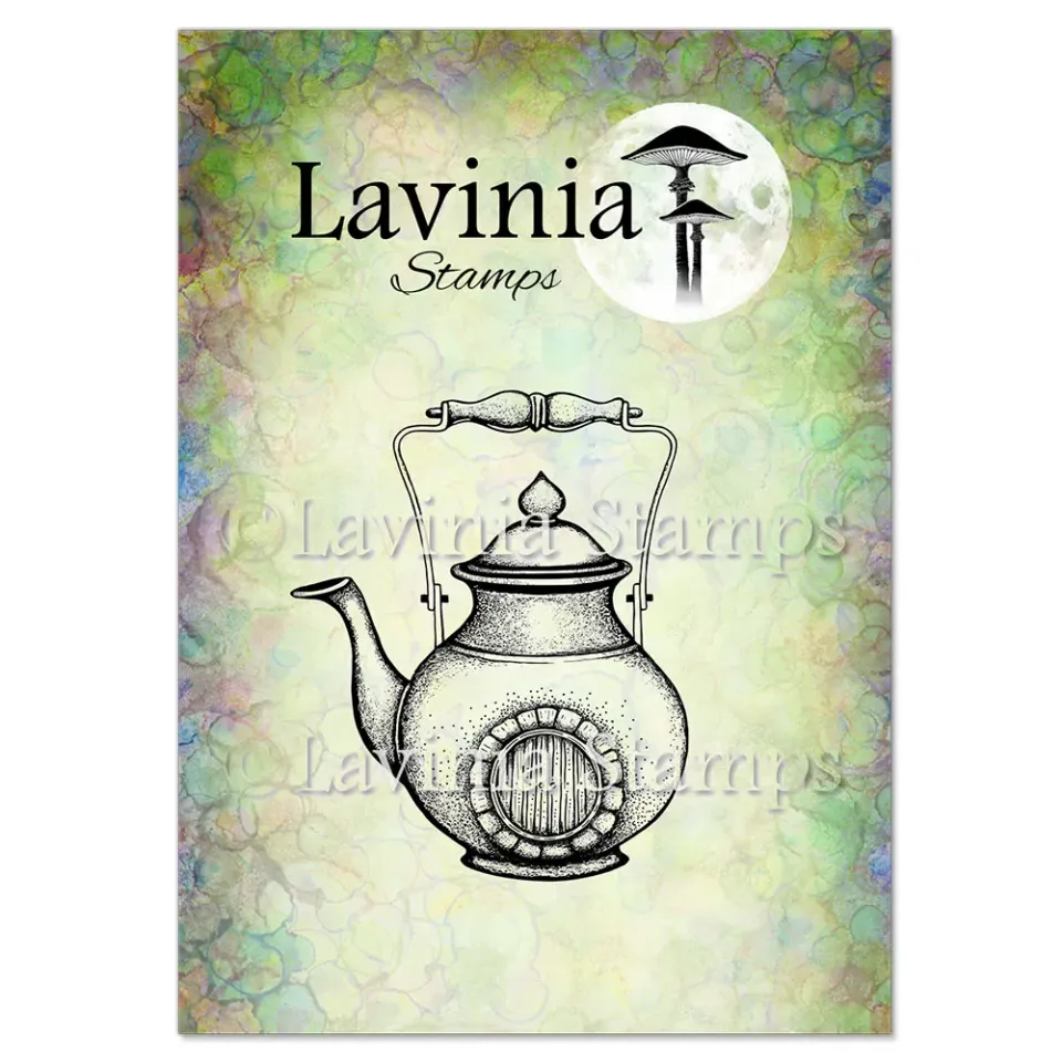 Lavinia Stamps Tea Leaf Dwelling Stempel Photopolymer