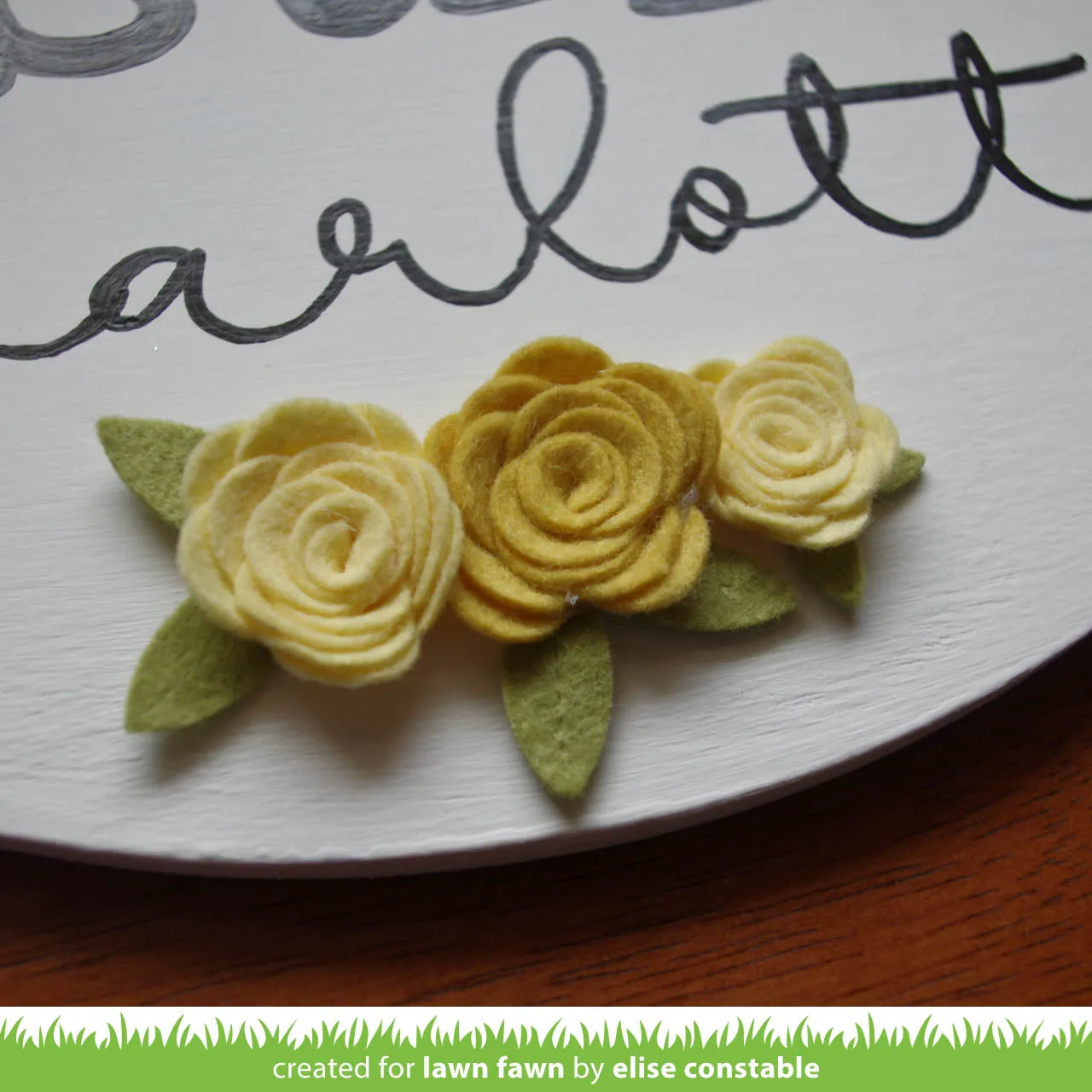 Lawn Fawn Rolled Roses Stanze Blumen 2 Größen