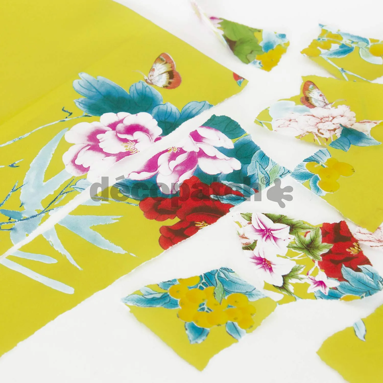 décopatch C750O Gelb Hawai Papier 3er Pack 395mm tropisch