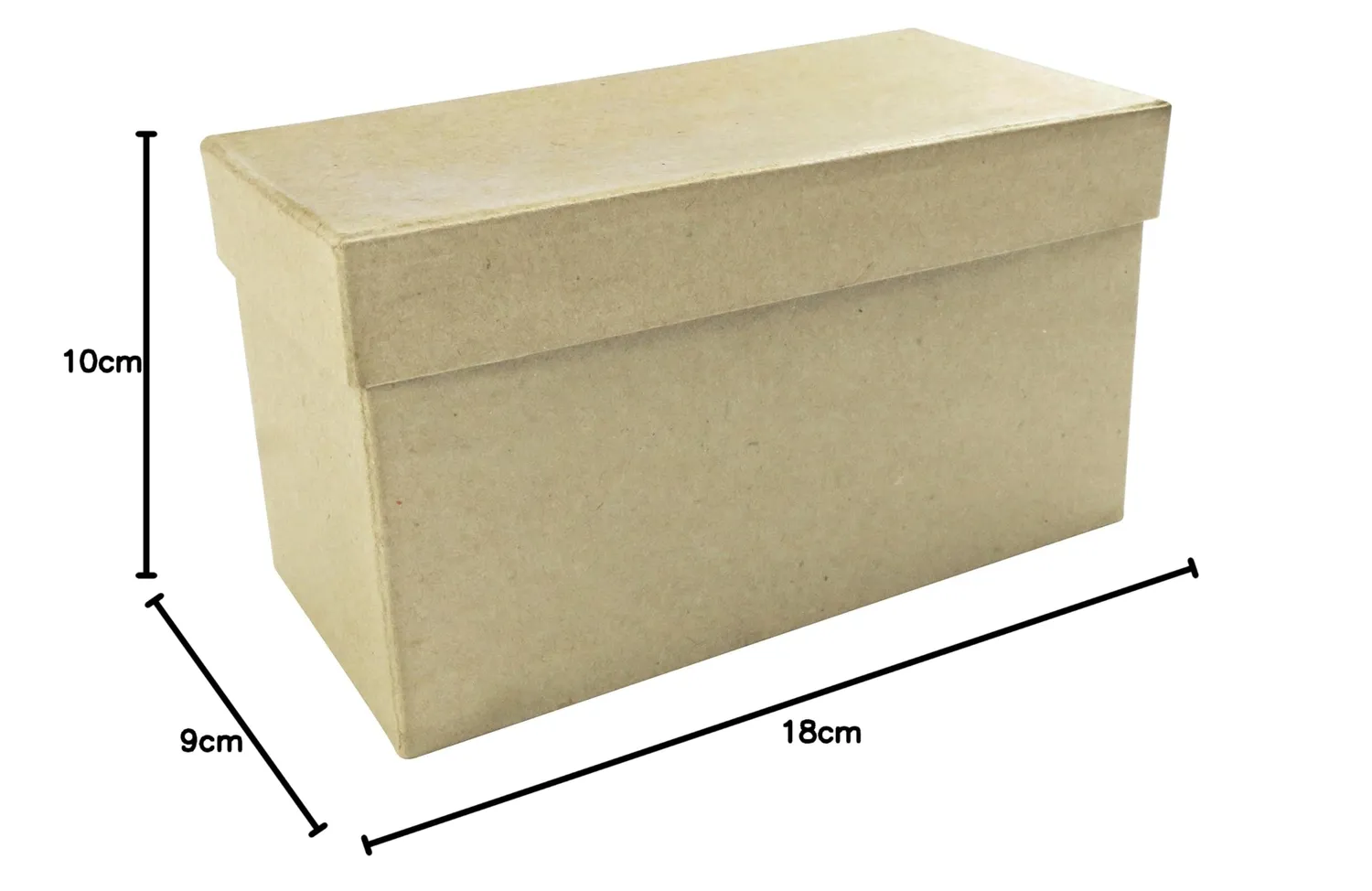 Décopatch BT015O Box Pappmaché 10x18x9cm rechteckig