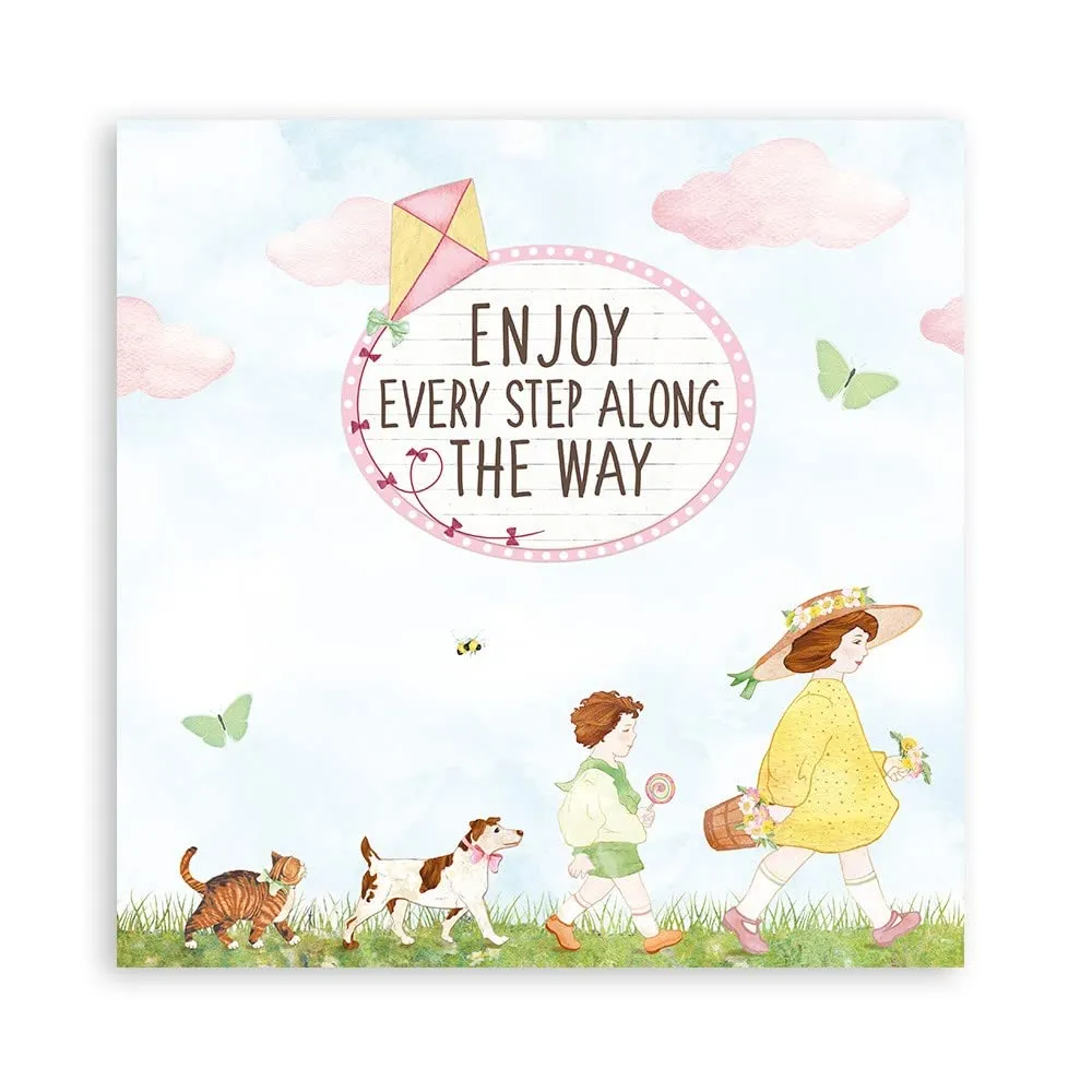 Stamperia DayDream Scrapbookpapier 20,3cm 10 Bogen