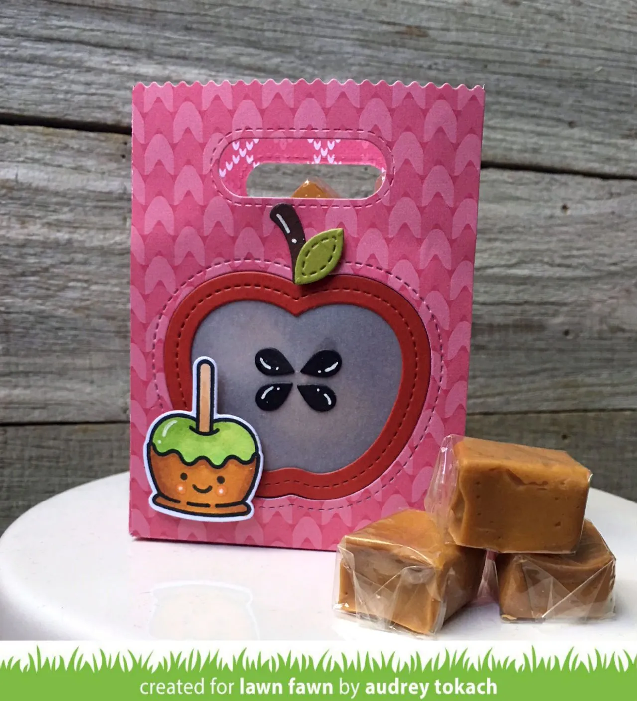 Lawn Fawn Caramel Apple Clear Stamps Stempelset Mini