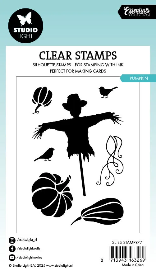 StudioLight Essentials Pumpkin Clear Stamp transparent Herbst