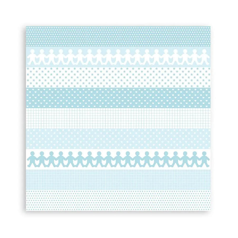 Stamperia Baby Dream Blue Scrapbookblock blau 20,3 cm
