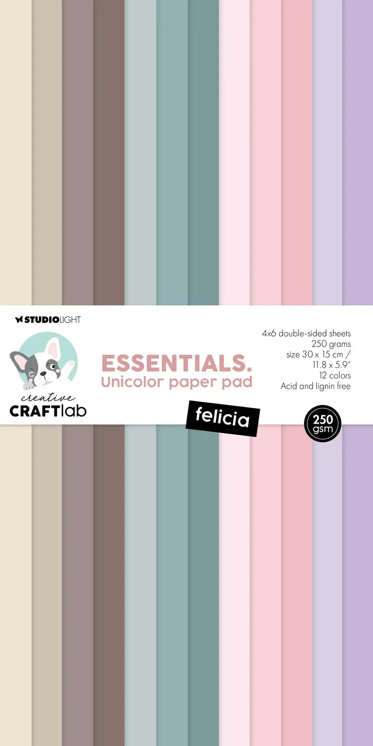 StudioLight Creative Craftlab Paper Pad Felicia Unicolor