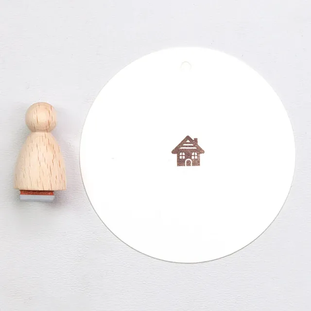 Perlenfischer Log Cabin Small Stempel 11,4x10,5 mm