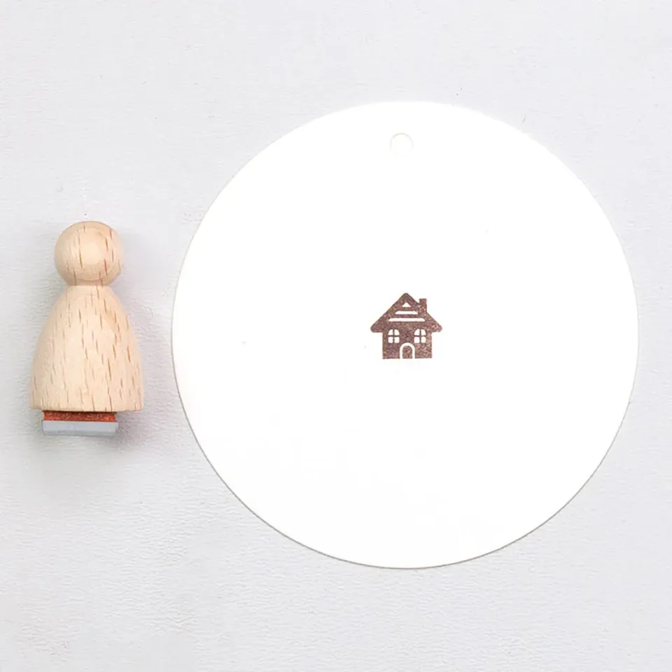 Perlenfischer Log Cabin Small Stempel 11,4x10,5 mm