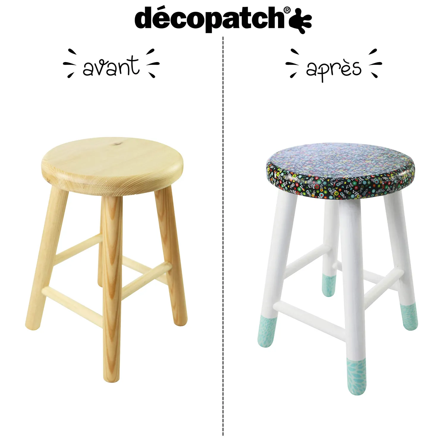Décopatch Décopocket DP013O Papier 5 Bogen