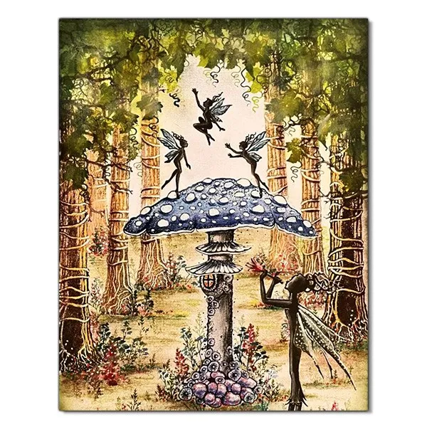 Lavinia-Stamps Three Dancing Fairies Stempel Fotopolymer