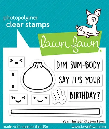 Lawn Fawn Year Thirteen Stempelset Dumpling LF3084