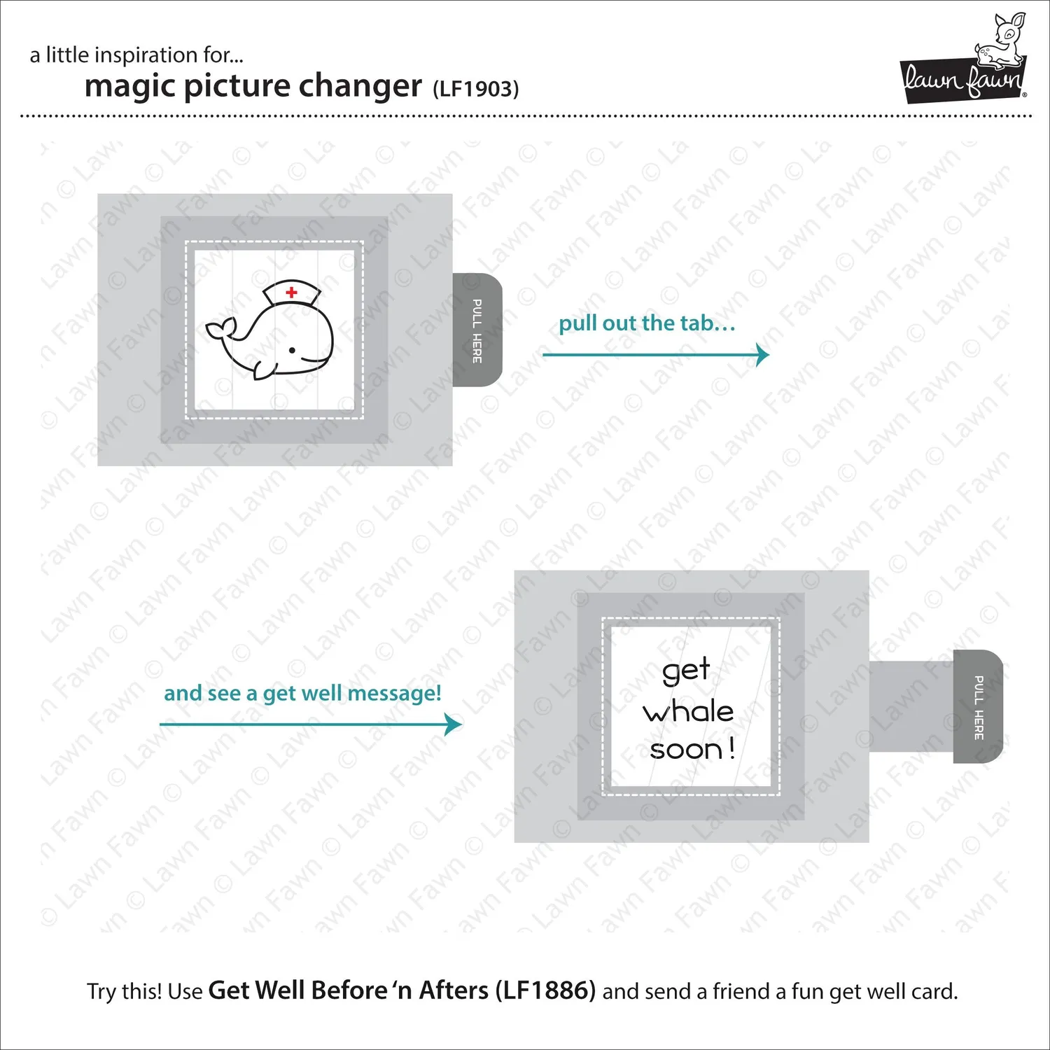 Lawn Fawn Magic Picture Changer Stanzschablone interaktiv