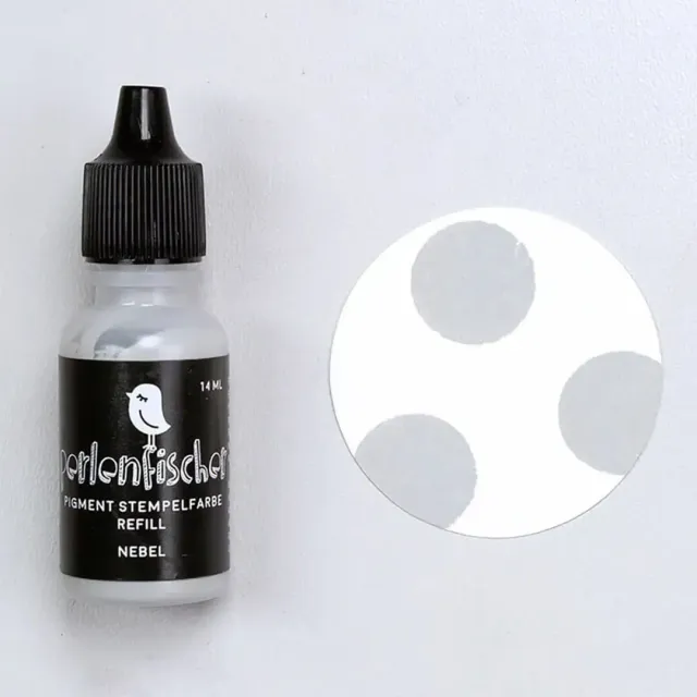 Perlenfischer Pigment Stempelfarbe Refill Nebel 14 ml