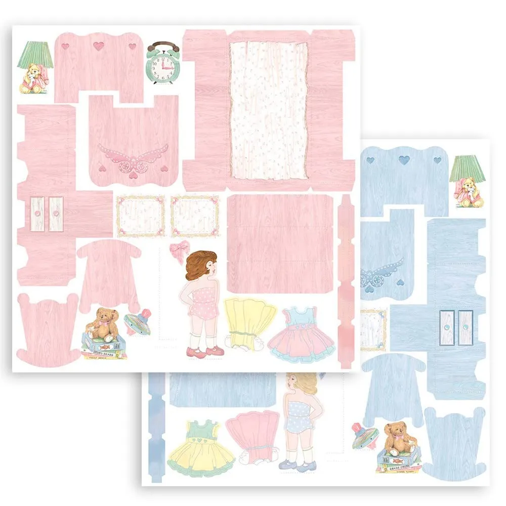 Stamperia DayDream Babyroom 3D Papier-Set 3D-Effekt
