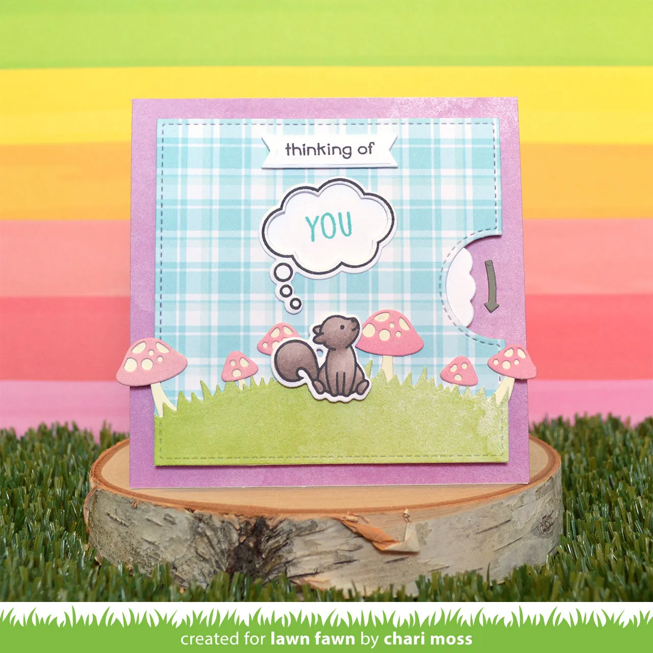 Lawn Fawn Reveal Wheel Thought Bubble Stanze Add-On