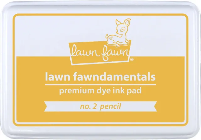 Lawn Fawn No. 2 Pencil Stempelkissen Gelb Dye-Ink