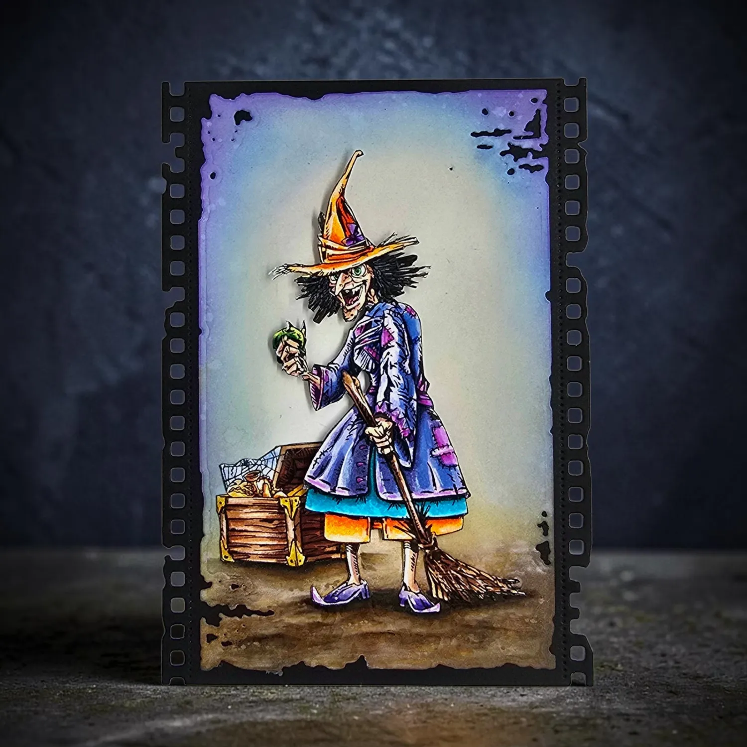 AALL and Create TP-1505 Wicked Chores Stempel A6 Halloween