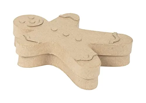 décopatch BT079C Box Lebkuchenmann Pappmachébox 12x3x15 cm