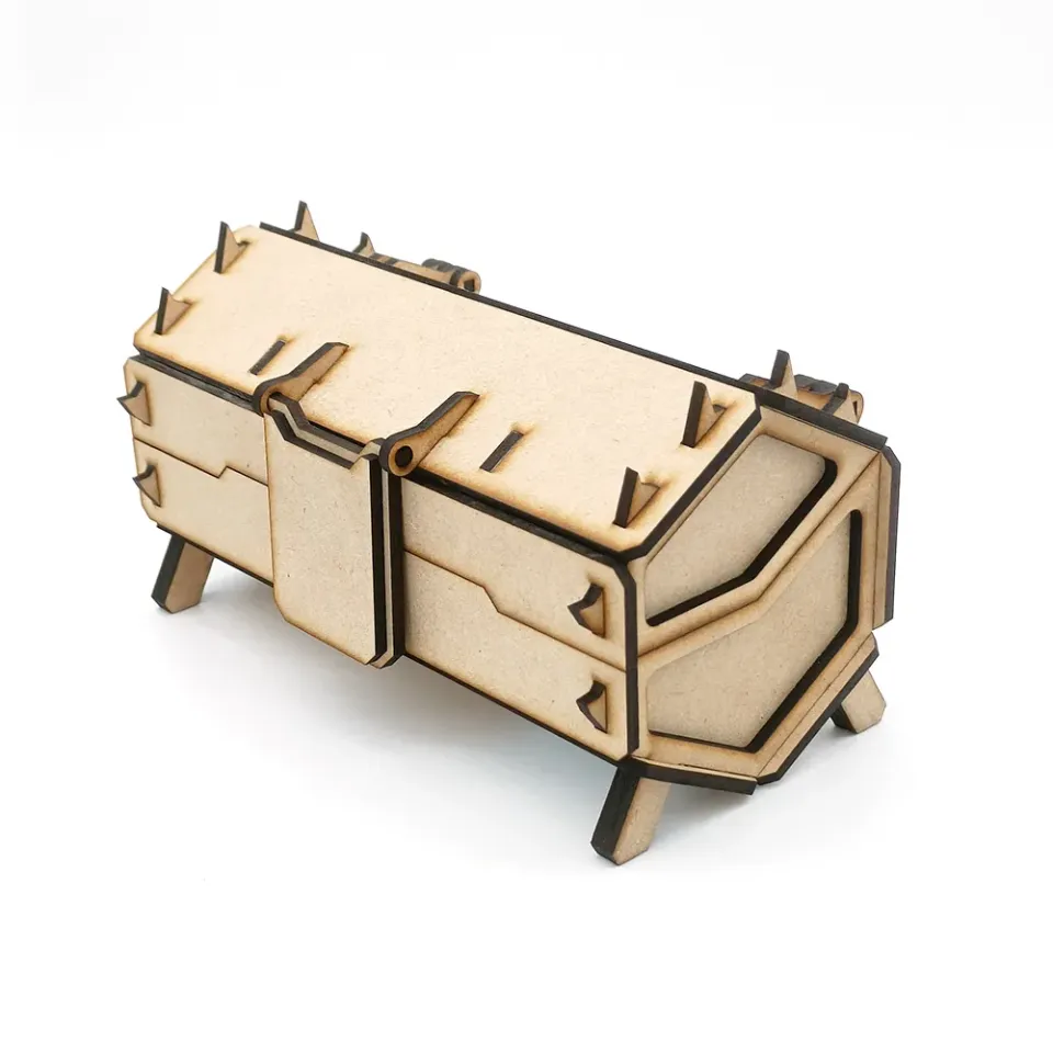 Lavinia-Stamps Hexagonal Chest MDF Aufbewahrungsbox