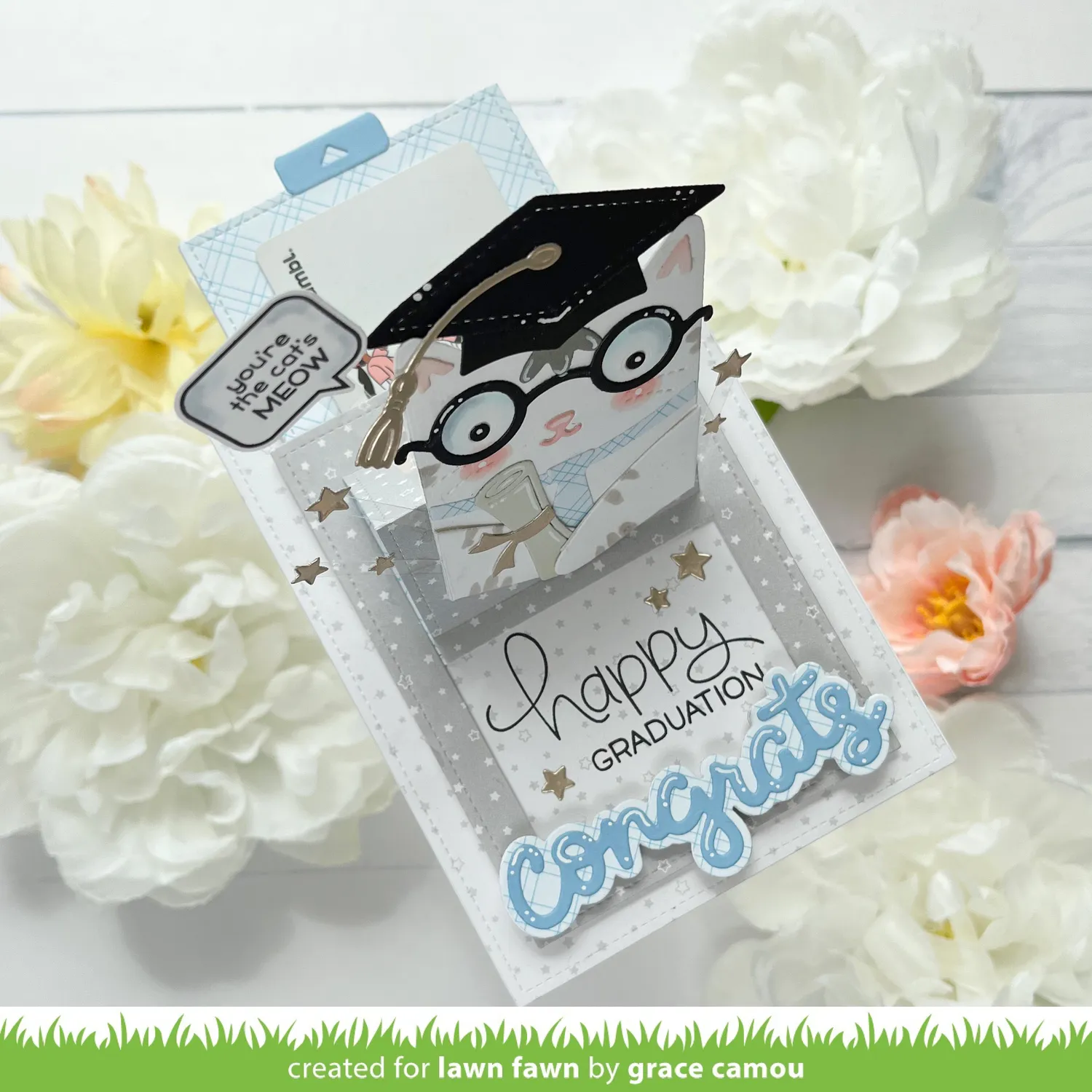 Lawn Fawn Scripty Congrats Outline Stanze Add-On