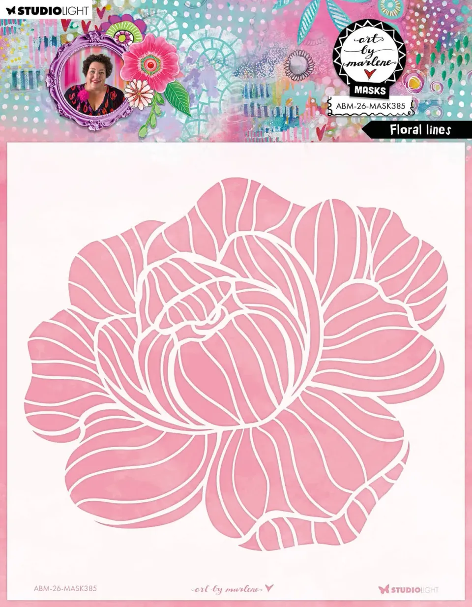StudioLight Art by Marlene Schablone Floral Lines 2026