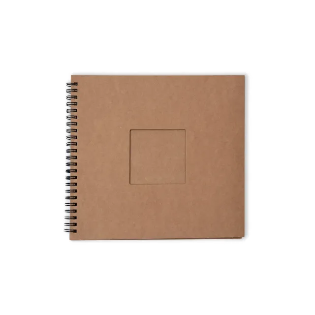 StudioLight Essentials Spiral Journal Kraft 8x8 Inch