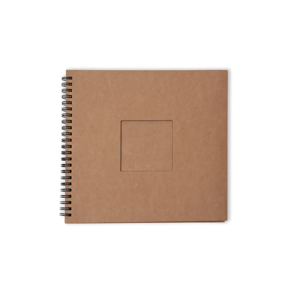 StudioLight Essentials Spiral Journal Kraft 8x8 Inch