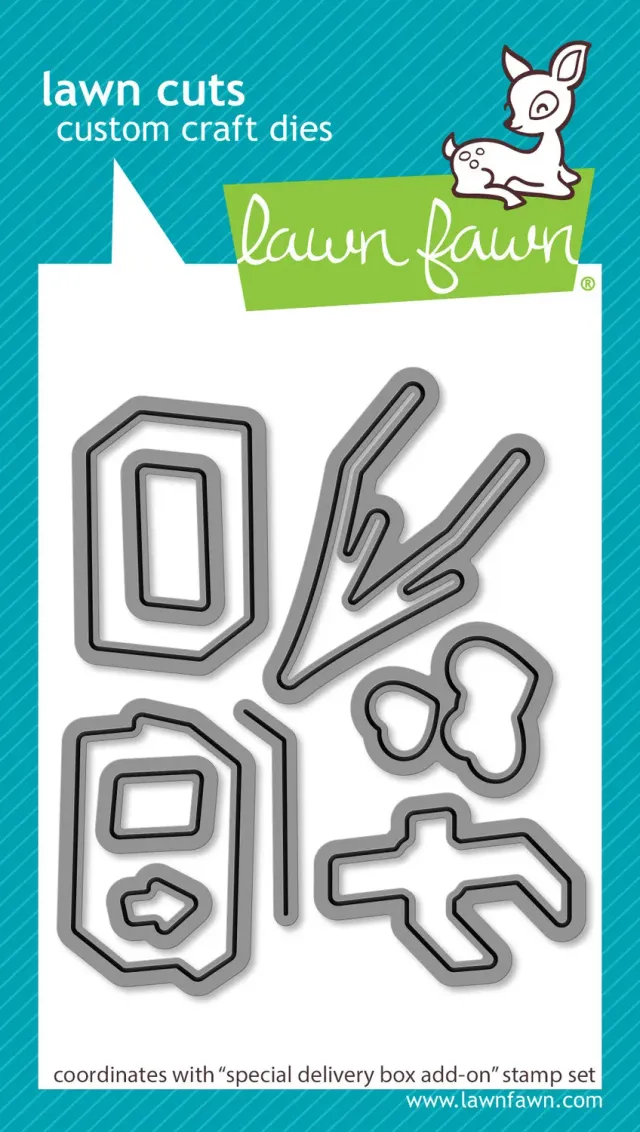 Lawn Fawn Special Delivery Box Add-On Stanzen Set