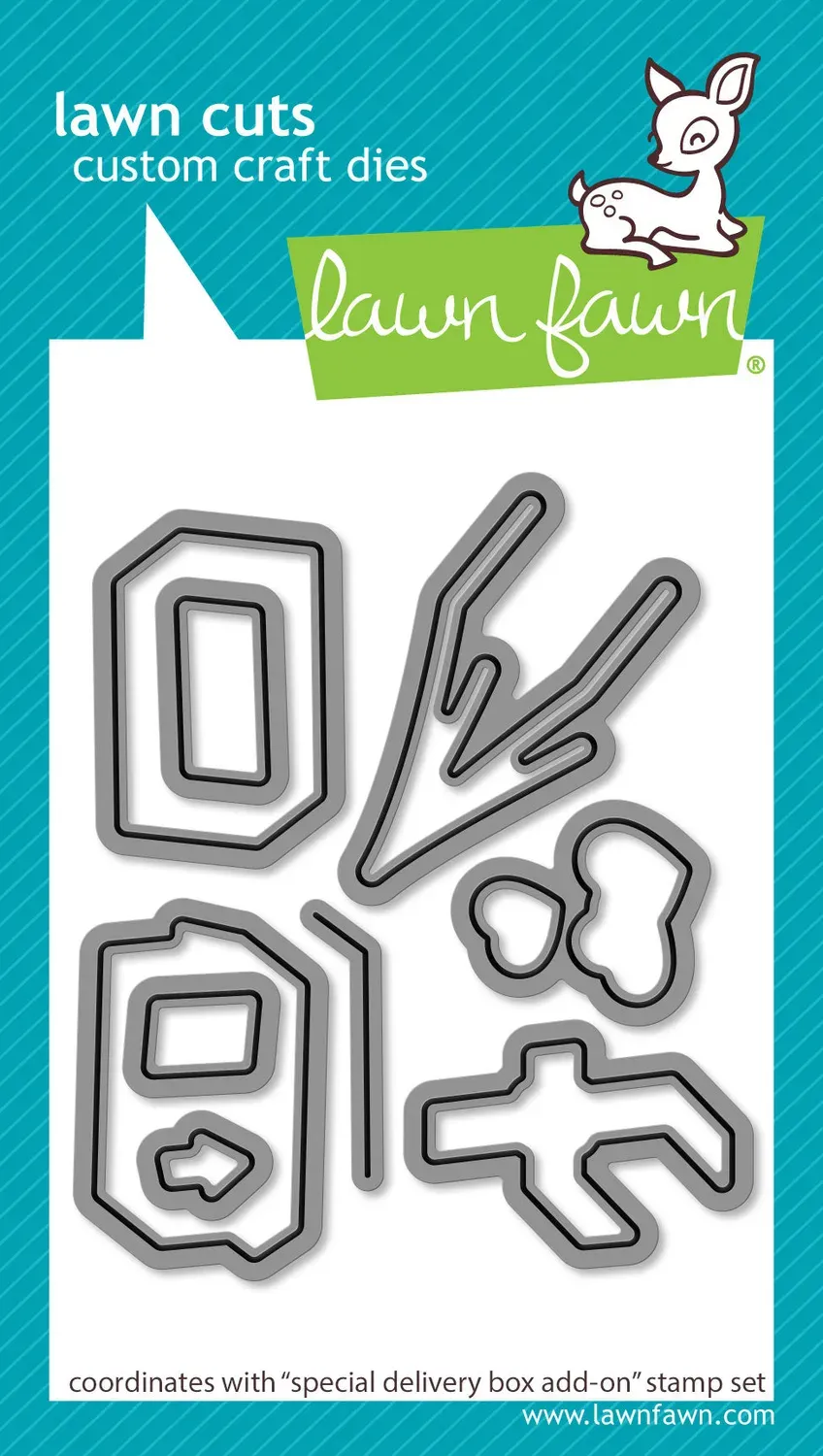 Lawn Fawn Special Delivery Box Add-On Stanzen Set