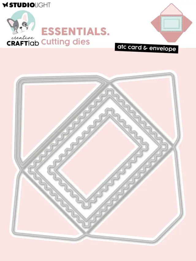 StudioLight Creative Craftlab Stanzschablone ATC Card Envelope