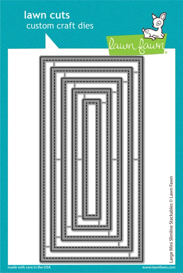 Lawn Fawn Large Mini Slimline Stackables Stanzen 5tlg