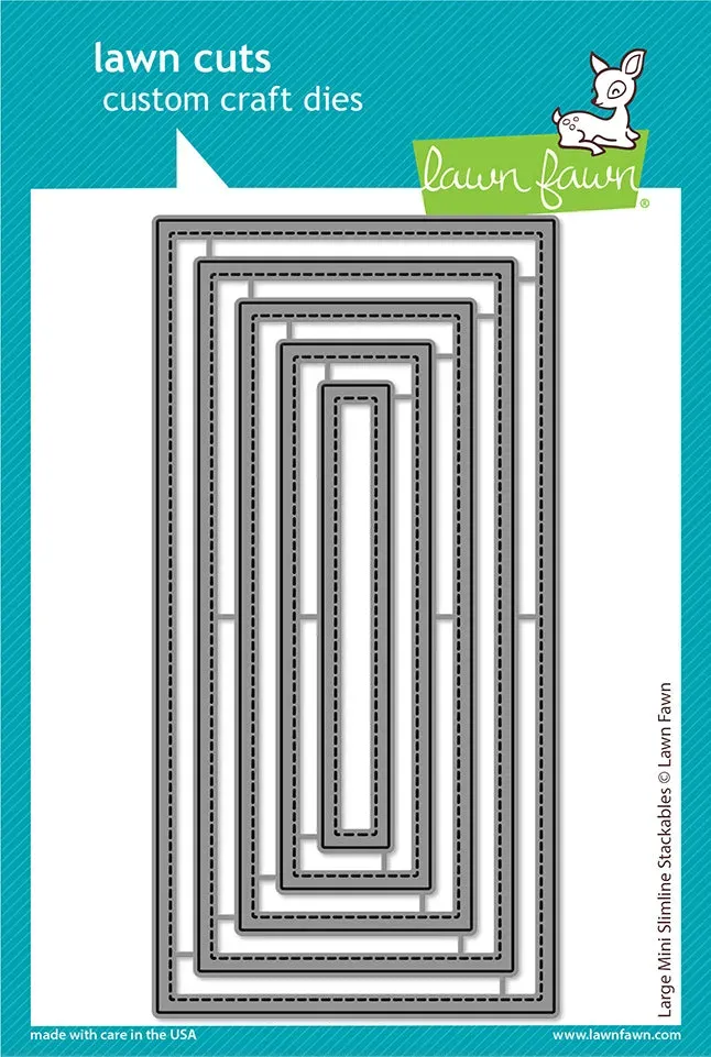 Lawn Fawn Large Mini Slimline Stackables Stanzen 5tlg