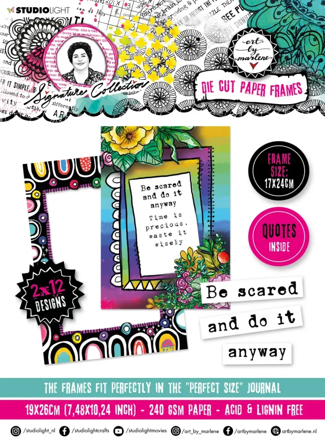 Art by Marlene Signature Paper Pad Papierrahmen 240 mm