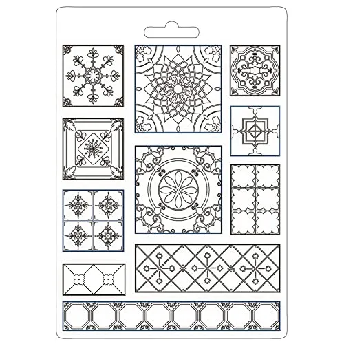 Stamperia Casa Granada Tiles Silikonform A5 Fliesen